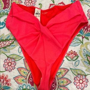 Aerie Vibrant Pink bikini bottoms